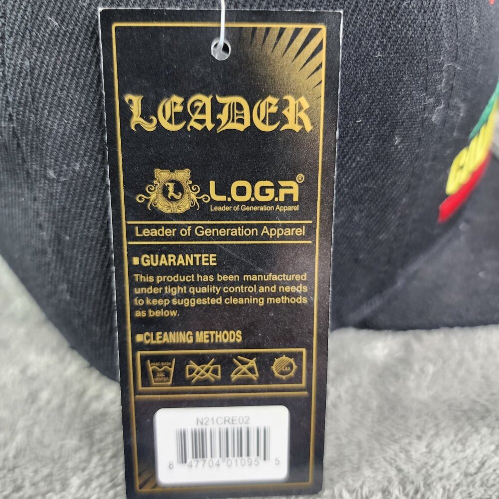 California Republic Snapback Hat California Bear Design Rasta One Size Fits All - Picture 4 of 7